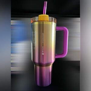 NEW Starbucks & Stanley Summer 2024 Sunset Gradient Quencher Tumbler